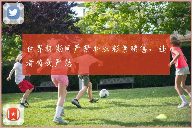 世界杯期间严禁非法彩票销售,违者将受严惩